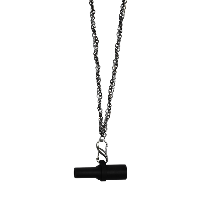 Персональний силіконовий мундштук Personalka Silicone Pro Chain Black Silver (Чорний з металіком) Персональний силіконовий мундштук Personalka Silicone Pro Chain Black Silver (Чорний з металіком)