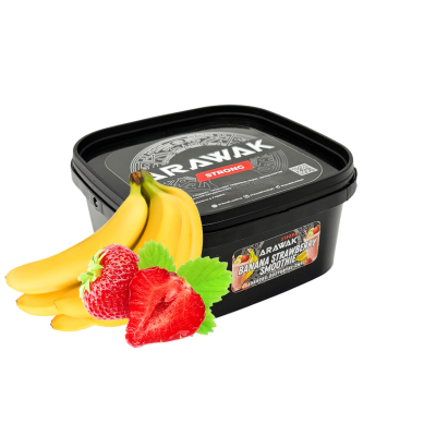 Тютюн Arawak Strong Banana Strawberry Smoothie (Банан Полуниця, 200 г)