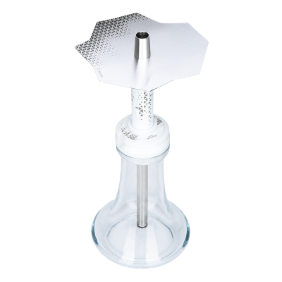 Кальян Embery MiniMONO 3.1 Silver Snow (белый, полный комплект)