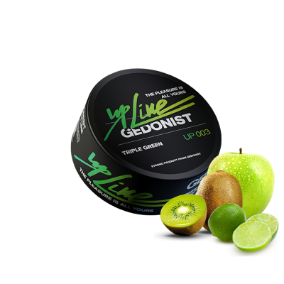 Табак Gedonist UP Line №3 Triple Green (Трипл Грин, 100 г)