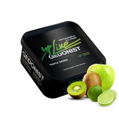 Табак Gedonist UP Line №3 Triple Green (Трипл Грин, 200 г)
