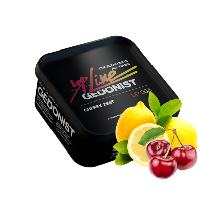 Табак Gedonist UP Line №6 Cherry Zest (Вишня Лимон, 200 г)