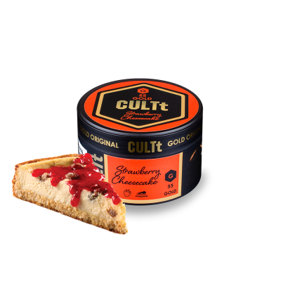 Тютюн CULTt G55 Strawberry Cheesecake (Полуничний Чізкейк, 100 г)