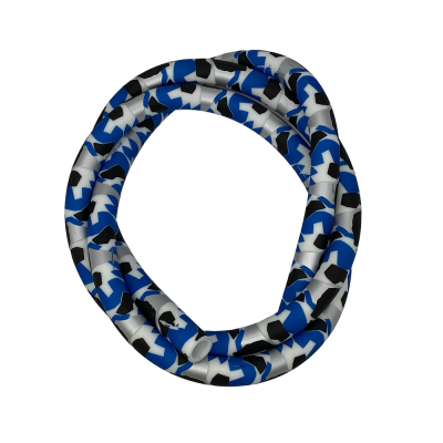 Силіконовий шланг для кальяну AMY Camouflage Blue (синій) 3222 Силіконовий шланг для кальяну AMY Camouflage Blue (синій)