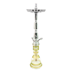 Кальян Khalil Mamoon Double Kamanja Silver (металевий, базовий комплект)