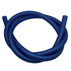 Силіконовий шланг для кальяну Carbon Blue (Синій)