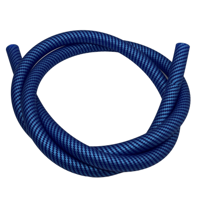 Силіконовий шланг для кальяну Carbon Blue (Синій) 3393 Силіконовий шланг для кальяну Carbon Blue (Синій)