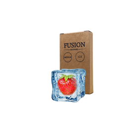 Тютюн Fusion Medium Ice Strawberry (Полуниця Лід, 100 г)