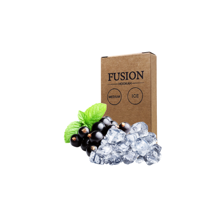 Тютюн Fusion Medium Ice Black Currant (Смородина Лід, 100 г)