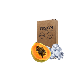 Тютюн Fusion Medium Ice Papaya (Папайя Лід, 100 г)