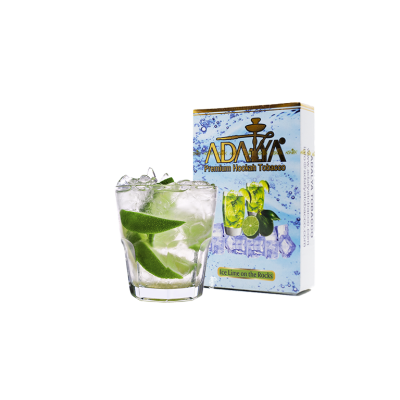 Табак Adalya Ice Lime On the rocks (Айс лайм он зе рокс, 50 г)