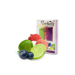 Тютюн Serbetli Lime-Lychee-Blueberry (Лайм Лічі Чорниця, 50 г)