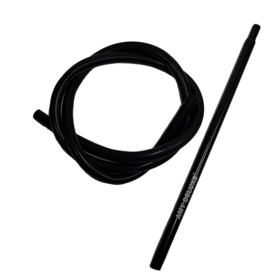 Мундштук для алюмінієвого кальяну Amy Classic з силіконовим шлангом (Чорний) 574 Мундштук для алюмінієвого кальяну Amy Classic з силіконовим шлангом (Чорний)