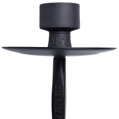 Кальян Amy Deluxe 038 Black (чорний, повний комплект)