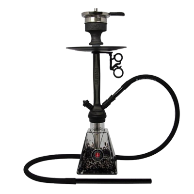 Кальян Amy Deluxe 038 Black (чорний, повний комплект)