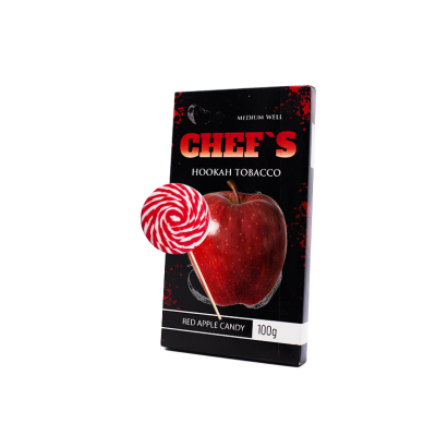 Тютюн Chefs Red apple candy (Яблучні Цукерки, 100 г)