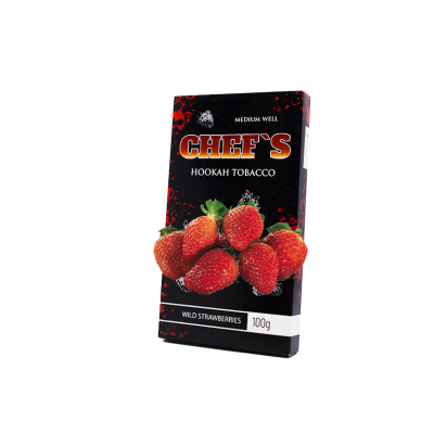 Табак Chefs Wild Strawberries (Дикая Клубника, 100 г)