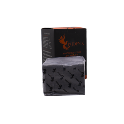 Кокосове вугілля для кальяну Phoenix (0,5 кг, 36 шт, р25, без коробки)