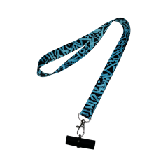 Персональний мундштук силіконовий Personalka Graffiti Blue (Синьо-чорний)