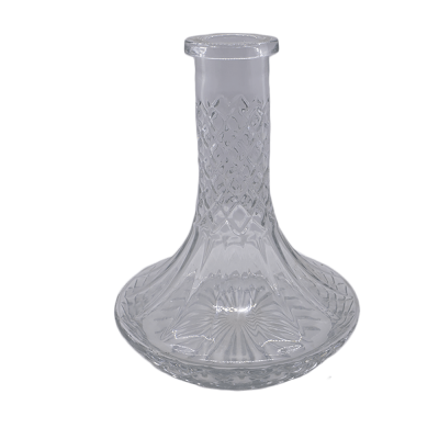 Колба для кальяна Craft Резная (Прозрачная, Крупное сечение)