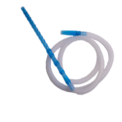 Одноразовий шланг для кальяну з мундштуком (Прозорий, 100 шт/уп)