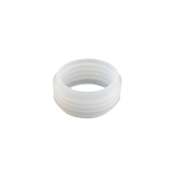 Силіконовий ущільнювач для колби White (Маленький, білий, без спідниці)