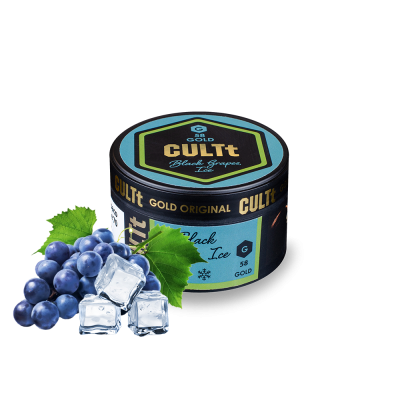 Тютюн CULTt G58 Black Grapes Ice (Чорний виноград Лід, 100 г)