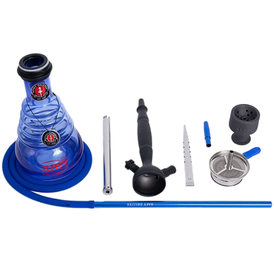 Кальян Amy Deluxe 690 Blue (синій, повний комплект)