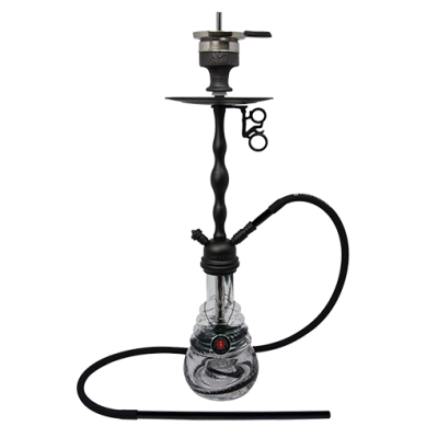 Кальян Amy Deluxe 630 Black (чёрный, полный комплект)