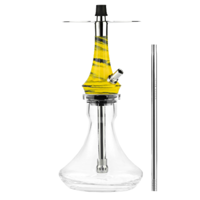Кальян Totem Hookah Monolit Micra Pantone (жовто-чорний, повний комплект)