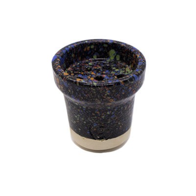 Глиняна чаша GrynBowls Accent White Rainbow (Кольоровий)