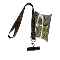 Персональний мундштук із поліацеталі Personalka Poly Gold Ornament (Золотий Візерунок)