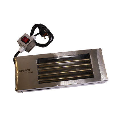 Електроплита, електропіч для вугілля Appach Micro (Сірий)