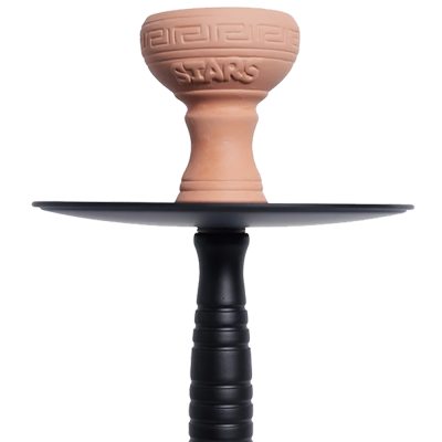 Кальян Amy 4-Stars 410 Black White (чорний з білим, повний комплект)