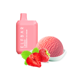 Elf Bar LB5000 Strawberry Ice Cream (Полуничне Морозиво) Одноразовий POD