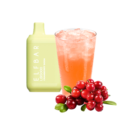 Elf Bar LB5000 Cranberry Soda (Клюквенная Содовая) Одноразовый POD