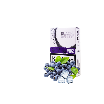 Тютюн Black&White W02 Blueberry ice (чорниця лід, 40 г)