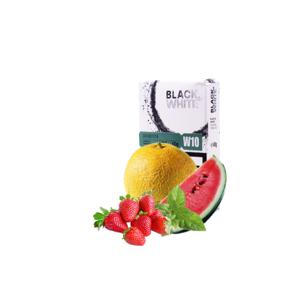 Тютюн Black&White W10 Qudditch (кавун диня м'ята полуниця, 40 г)