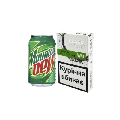 Тютюн Black&White W41 Mountain dew (маунтейн дью, 40 г)
