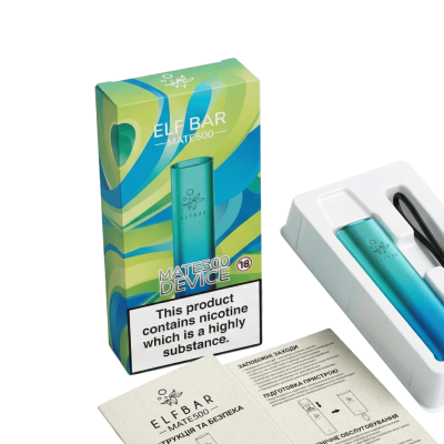 Elf Bar Mate 500 Black (Чорний, без картриджа) Багаторазовий POD Elf Bar Mate 500 Black (Чорний, без картриджа) Багаторазовий POD