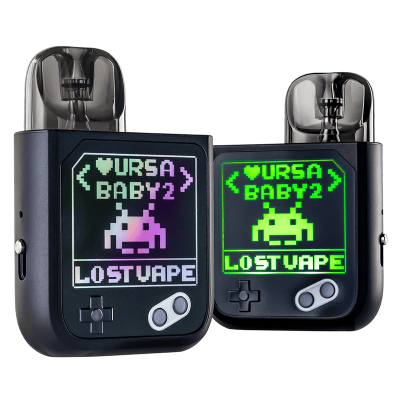 Lost Vape Ursa Baby 2 900 Pop Green x Time Gear (Зелёный, с картриджем) Многоразовый POD