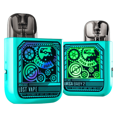 Lost Vape Ursa Baby 2 900 Tech White Fancy Maze (Білий, з картриджем) Багаторазовий POD