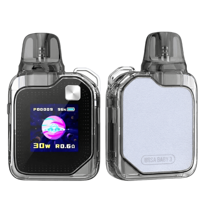 Lost Vape Ursa Baby 3 Pod 900 Ebony Wood (Чорний, з картриджем) Багаторазовий POD