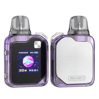Lost Vape Ursa Baby 3 Pod 900 Oak Wood (Темно-коричневый, с картриджем) Многоразовый POD
