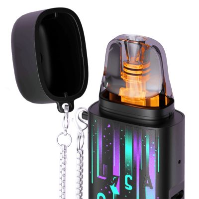 Lost Vape Ursa Cap Solo Charm (Чорний, з картриджем) Багаторазовий POD