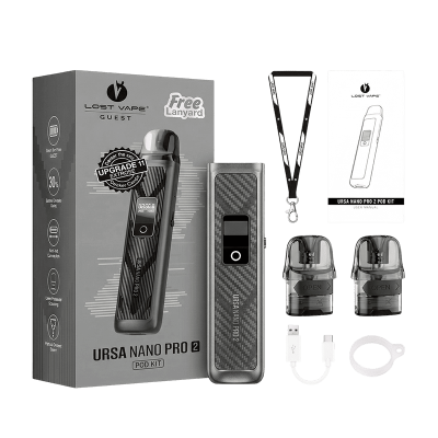 Lost Vape Ursa Nano Pro 2 1000 Gold Mecha (Золотистий, з картриджем) Багаторазовий POD Lost Vape Ursa Nano Pro 2 1000 Gold Mecha (Золотистий, з картриджем) Багаторазовий POD