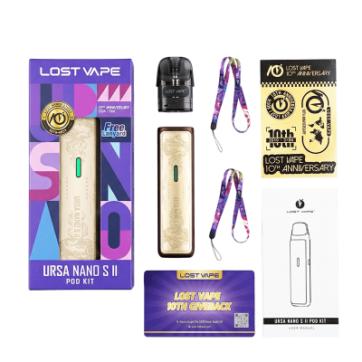 Lost Vape Ursa Nano S 2 Pod Kit 1000 Pink Dauphine (Рожевий, з картриджем) Багаторазовий POD