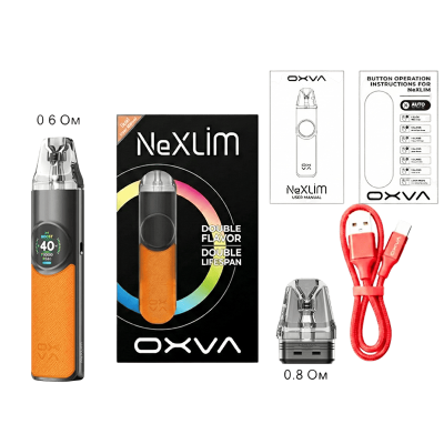 OXVA NEXLIM 1500 Dark Brown (Коричневий, з картриджем) Багаторазовий POD OXVA NEXLIM 1500 Dark Brown (Коричневий, з картриджем) Багаторазовий POD