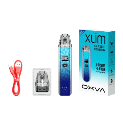 OXVA XLIM Classic 1000 Pink Blue (Розово-синий, с картриджем) Многоразовый POD