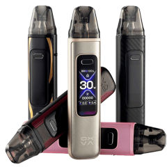 OXVA XLIM PRO 3 1500 Pro Carbon (Чёрный карбон с золотистым, с картриджем) Многоразовый POD